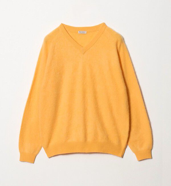 BEAUTY&YOUTH UNITED ARROWS「ミンク フィニッシュ ウール Vネック ニット」|ニット・セーター|YELLOW