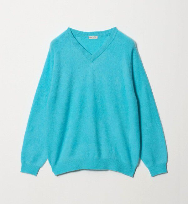 BEAUTY&YOUTH UNITED ARROWS「ミンク フィニッシュ ウール Vネック ニット」|ニット・セーター|TURQUOISE