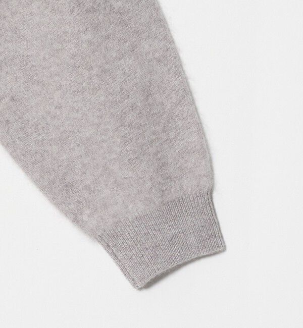 BEAUTY&YOUTH UNITED ARROWS「ミンク フィニッシュ ウール ヘンリーネック ニット」|ニット・セーター|