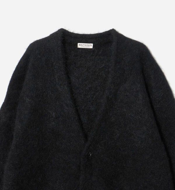 BEAUTY&YOUTH UNITED ARROWS「シャギー モヘヤ Vネック カーディガン」|カーディガン|