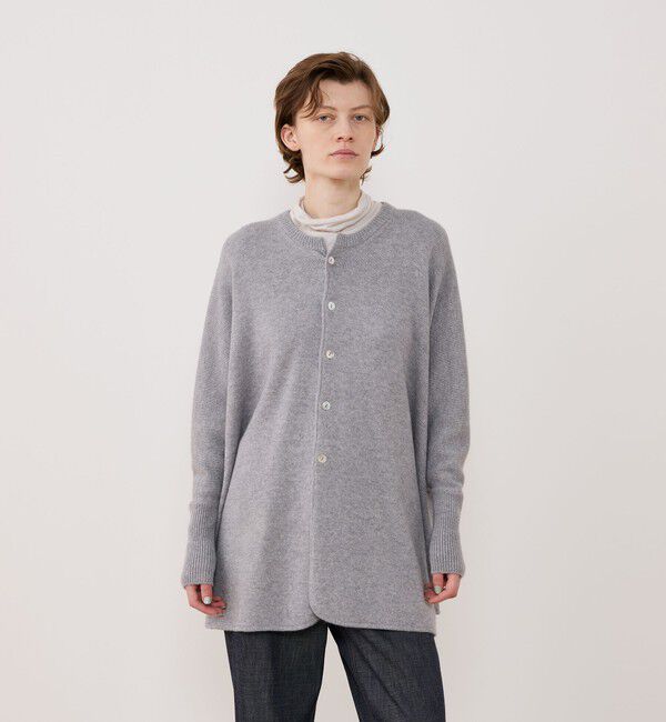 GALERIE VIE「モンゴルカシミヤ オーバルカーディガン」|カーディガン|