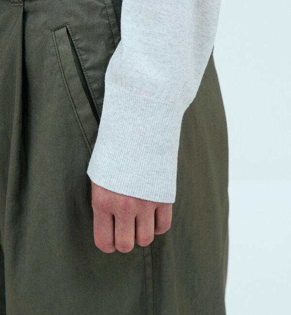 GALERIE VIE「ピースダイコットンギャバジン タックワイドパンツ」|その他|