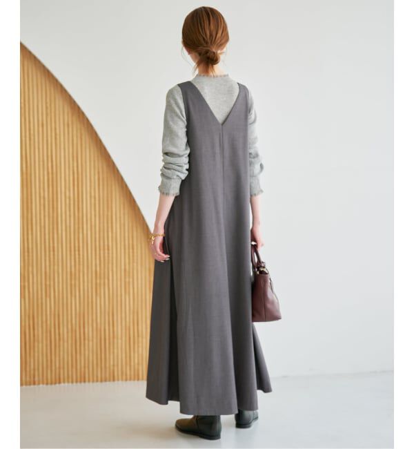 SLOBE IENA「《WEB限定カラーあり》フロントジップフレアワンピース」|ワンピース|