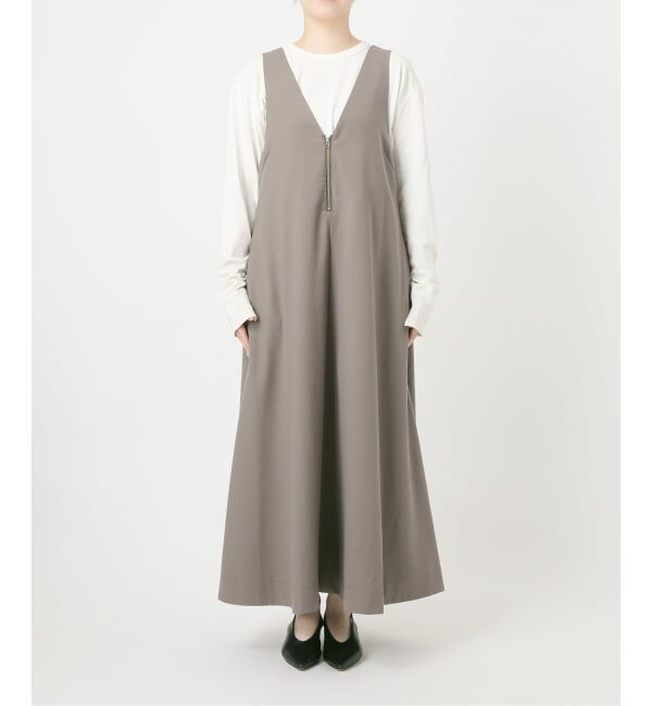 SLOBE IENA「《WEB限定カラーあり》フロントジップフレアワンピース」|ワンピース|
