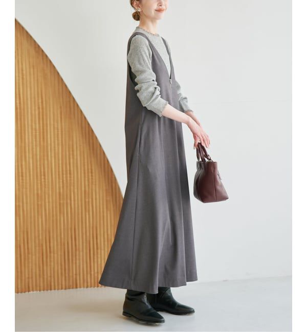 SLOBE IENA「《WEB限定カラーあり》フロントジップフレアワンピース」|ワンピース|