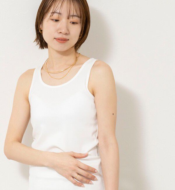 NOLLEY'S sophi「ウォッシャブルカップ付きリブタンクトップ」|タンクトップ|
