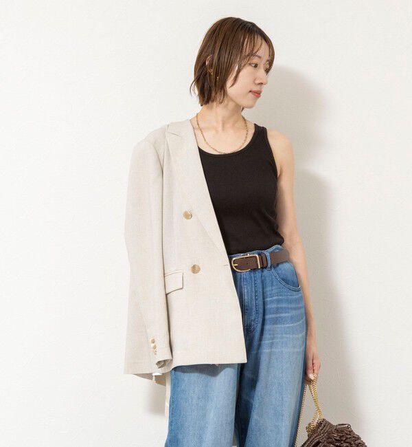 NOLLEY'S sophi「ウォッシャブルカップ付きリブタンクトップ」|タンクトップ|