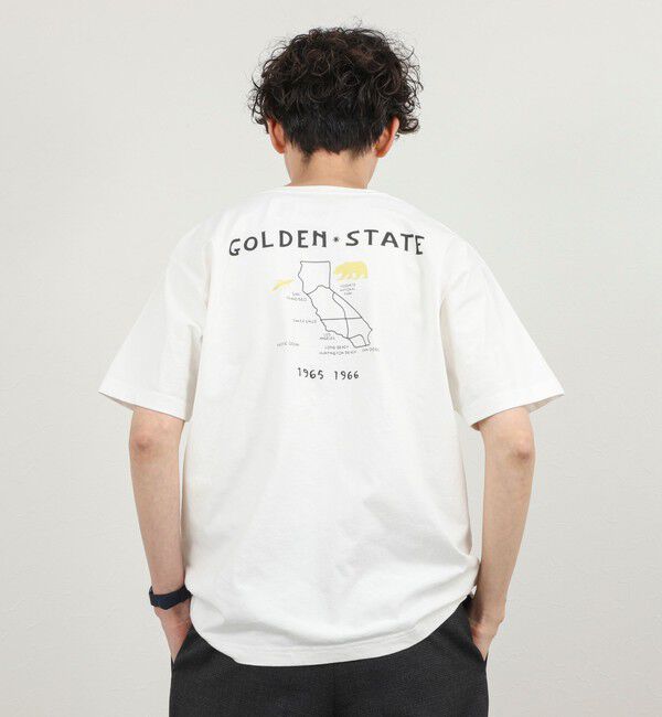 NOLLEY'S goodman「【BARNS OUTFITTERS】別注 MAP GOLDEN STATE プリントTシャツ 26SS」|Tシャツ・カットソー|