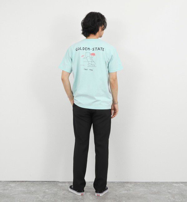 NOLLEY'S goodman「【BARNS OUTFITTERS】別注 MAP GOLDEN STATE プリントTシャツ 26SS」|Tシャツ・カットソー|