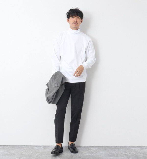 NOLLEY'S goodman「《ビジカジ対応》シルケットスムース タートルネック ドレスロンT 26AW」|Tシャツ・カットソー|
