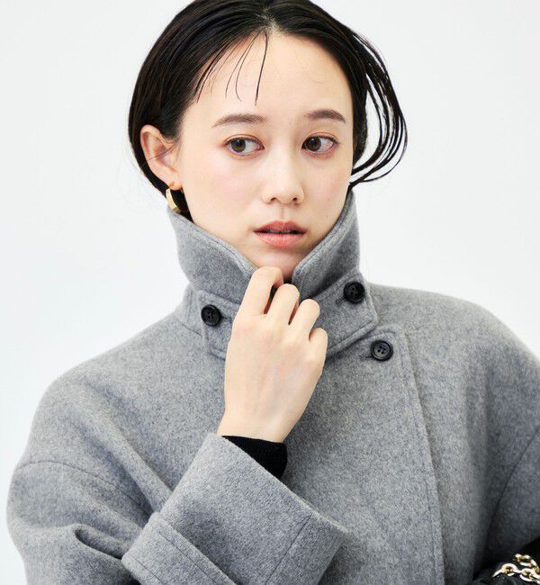 NOLLEY'S「【一部WEB限カラー】ウールカシミヤダブルブレストコート」|ピーコート|