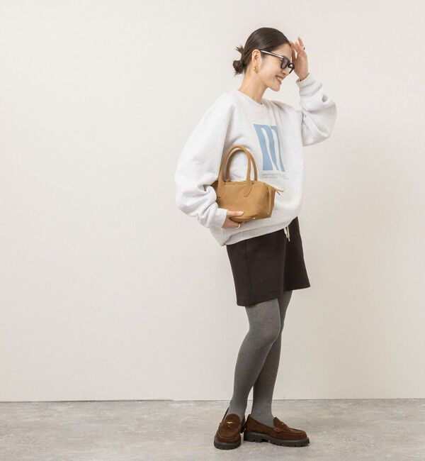 MAQWEL「【MAQWEL/マクウェル】 LARGE M プリントスウェット裏起毛」|Tシャツ・カットソー|