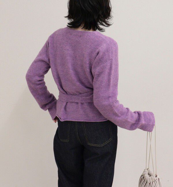 fredy emue「モヘヤ混カシュクールニットプルオーバー」|ニット・セーター|