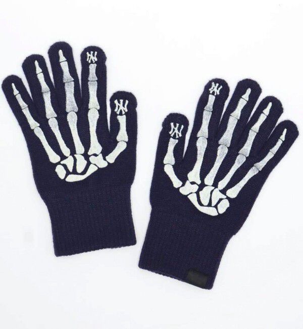 GLOSTER「【INFIELDER DESIGN/インフィールダーデザイン】Bone Glove」|手袋|ネイビー