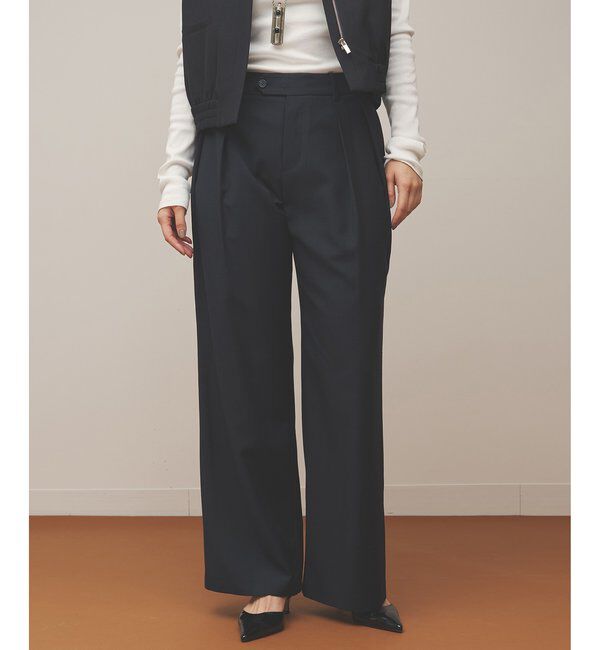  「【THE BAAT】Wide trousers」|チノ|