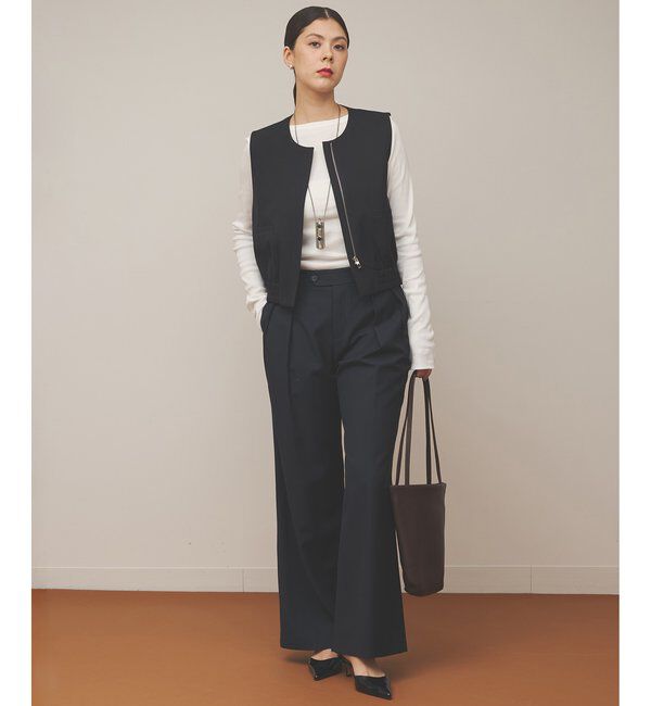 「【THE BAAT】Wide trousers」|チノ|