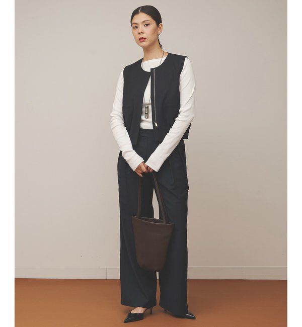  「【THE BAAT】Wide trousers」|チノ|
