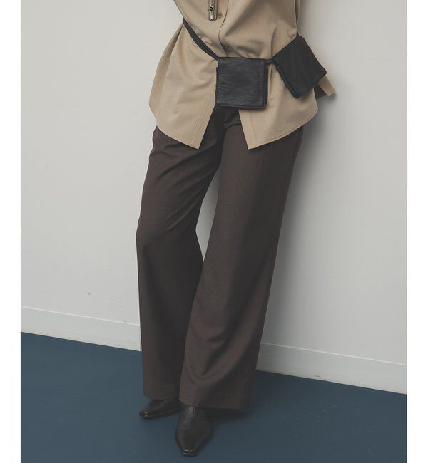  「【THE BAAT】Wide trousers」|チノ|