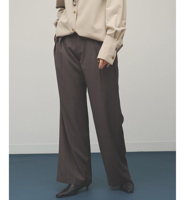  「【THE BAAT】Wide trousers」|チノ|