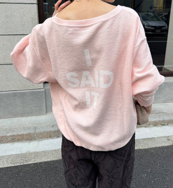  「【インフルエンサーOKOCHI企画】リバーシブルロゴスウェット」|Tシャツ・カットソー|