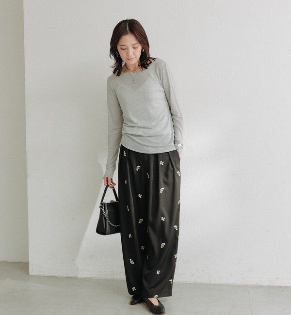  「シルクカシミヤブレンドボートT」|Tシャツ・カットソー|