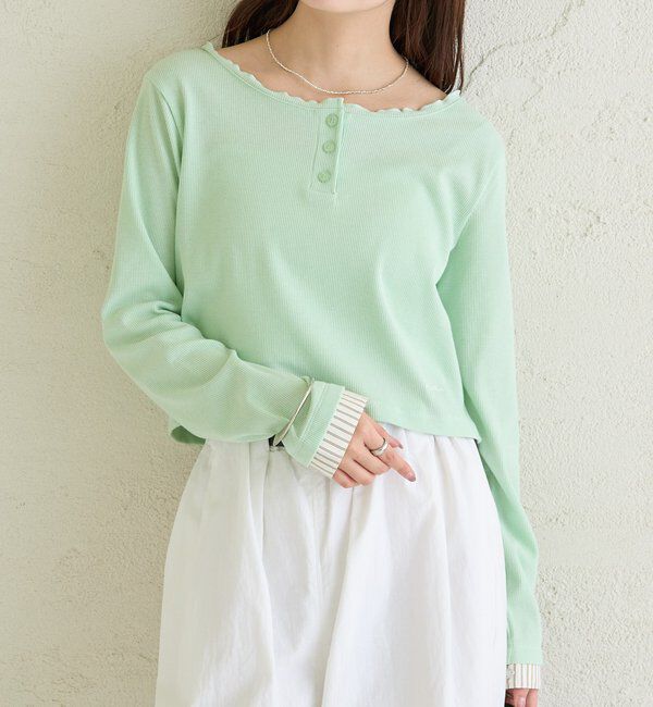  「ヘンリーネックチビロンT」|Tシャツ・カットソー|
