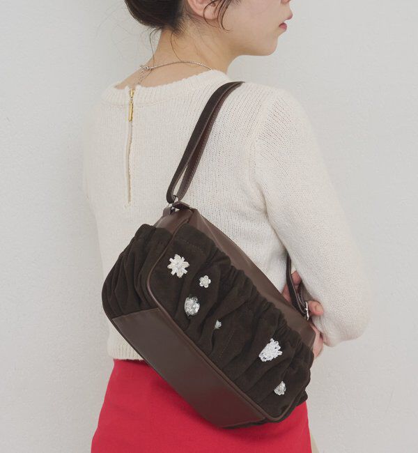  「【@_tulip08企画】ギャザーポケットビジューBAG」|トートバッグ|