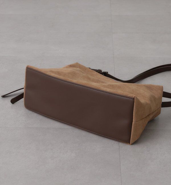  「パイピングベルトスウェードBAG」|トートバッグ|
