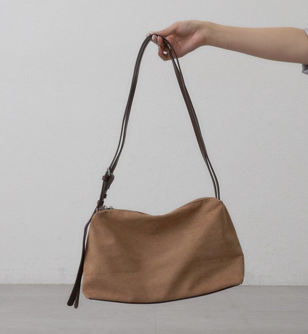  「パイピングベルトスウェードBAG」|トートバッグ|