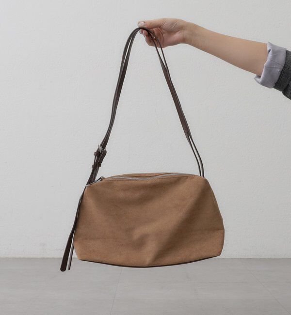  「パイピングベルトスウェードBAG」|トートバッグ|