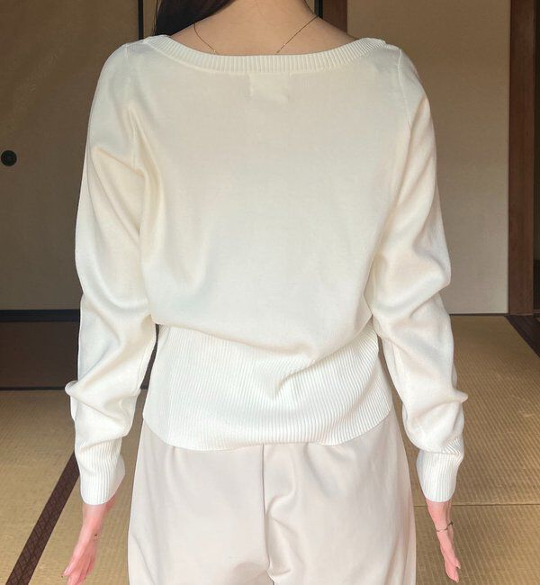  「【Nanamiコラボ】ウエストマークZIPカーディガン」|カーディガン|
