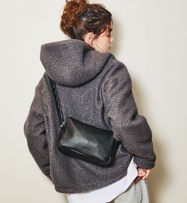 LOWELL things「【再入荷】Frec/Wファスナースクエアショルダー」|ショルダー・メッセンジャー|
