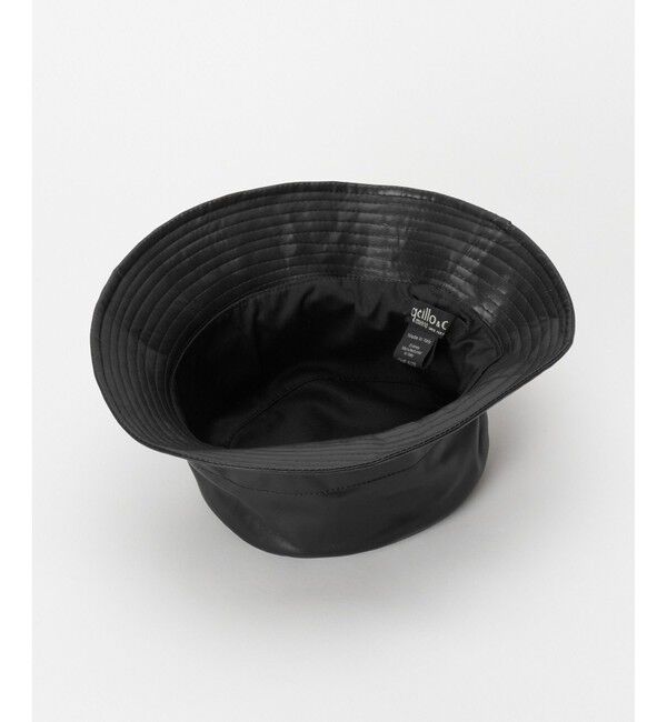 allureville「【GRILLO(グリーロ)】 ECO LEATHER BUCKET HAT」|ハット|