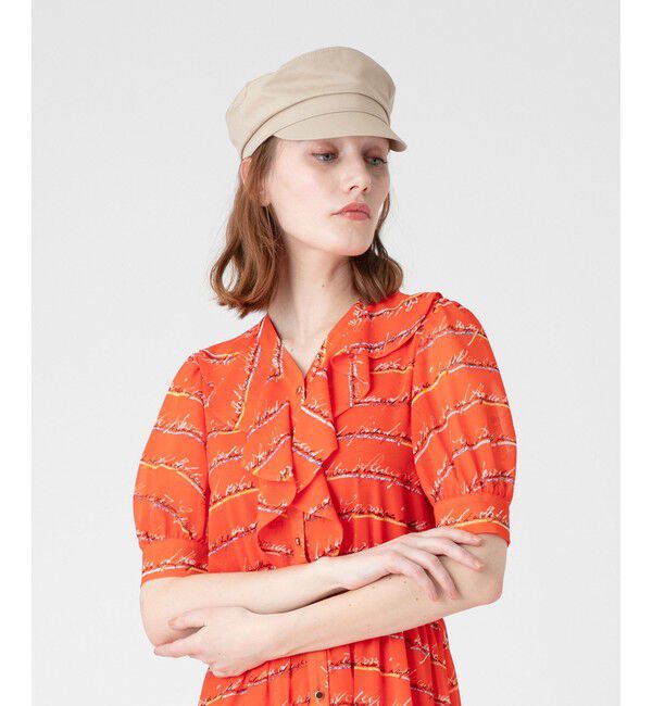LOULOU WILLOUGHBY「【LOULOU WILLOUGHBY】RATTIレタードボーダーワンピース」|ワンピース|