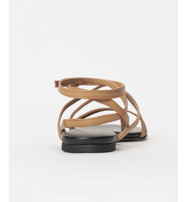allureville「【HEWN (ヒューン)】THONG LACE-UP SANDAL」|サンダル|