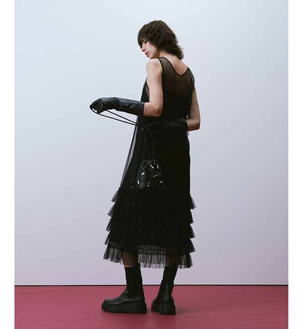 allureville「チュールフリルティアードワンピース」|ワンピース|