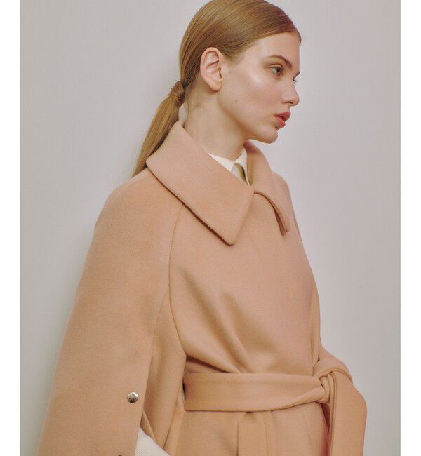 LOULOU WILLOUGHBY「【LOULOU WILLOUGHBY】シャルムビーバーステンカラーコート」|ダッフルコート|