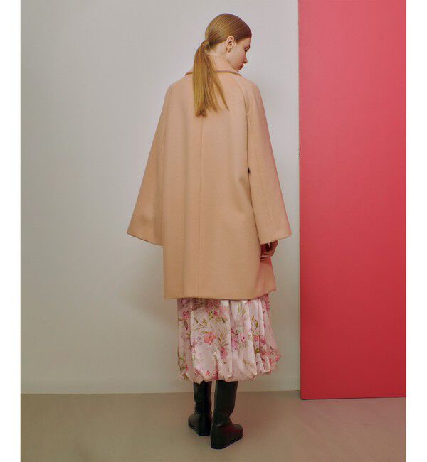 LOULOU WILLOUGHBY「【LOULOU WILLOUGHBY】シャルムビーバーステンカラーコート」|ダッフルコート|