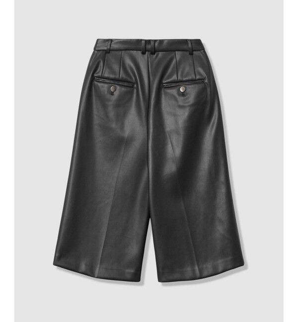 allureville「フェイクレザーバミューダパンツ」|その他|
