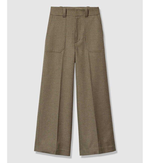 allureville「CHIC TWEEDベイカーパンツ」|スラックス|