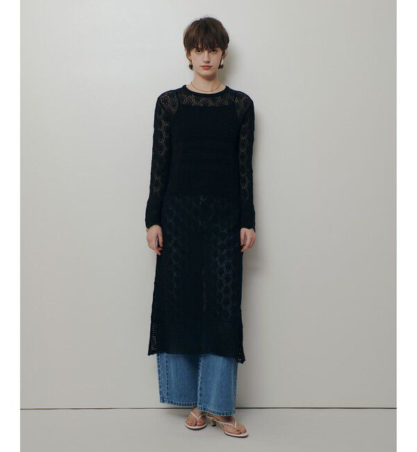 allureville「レースニットワンピース」|ワンピース|
