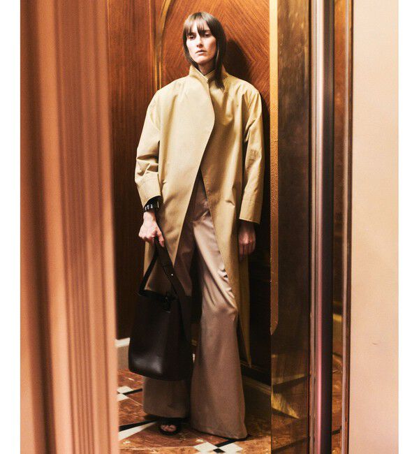 allureville「スタンドカラーコクーンコート」|ダッフルコート|