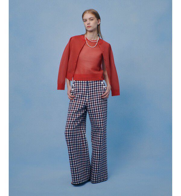 LOULOU WILLOUGHBY「【LOULOU WILLOUGHBY】シアージャガードプルオーバー」|ニット・セーター|