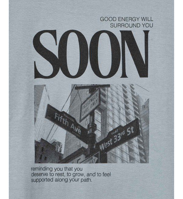 allureville「サイネージロゴロングTシャツ」|Tシャツ・カットソー|