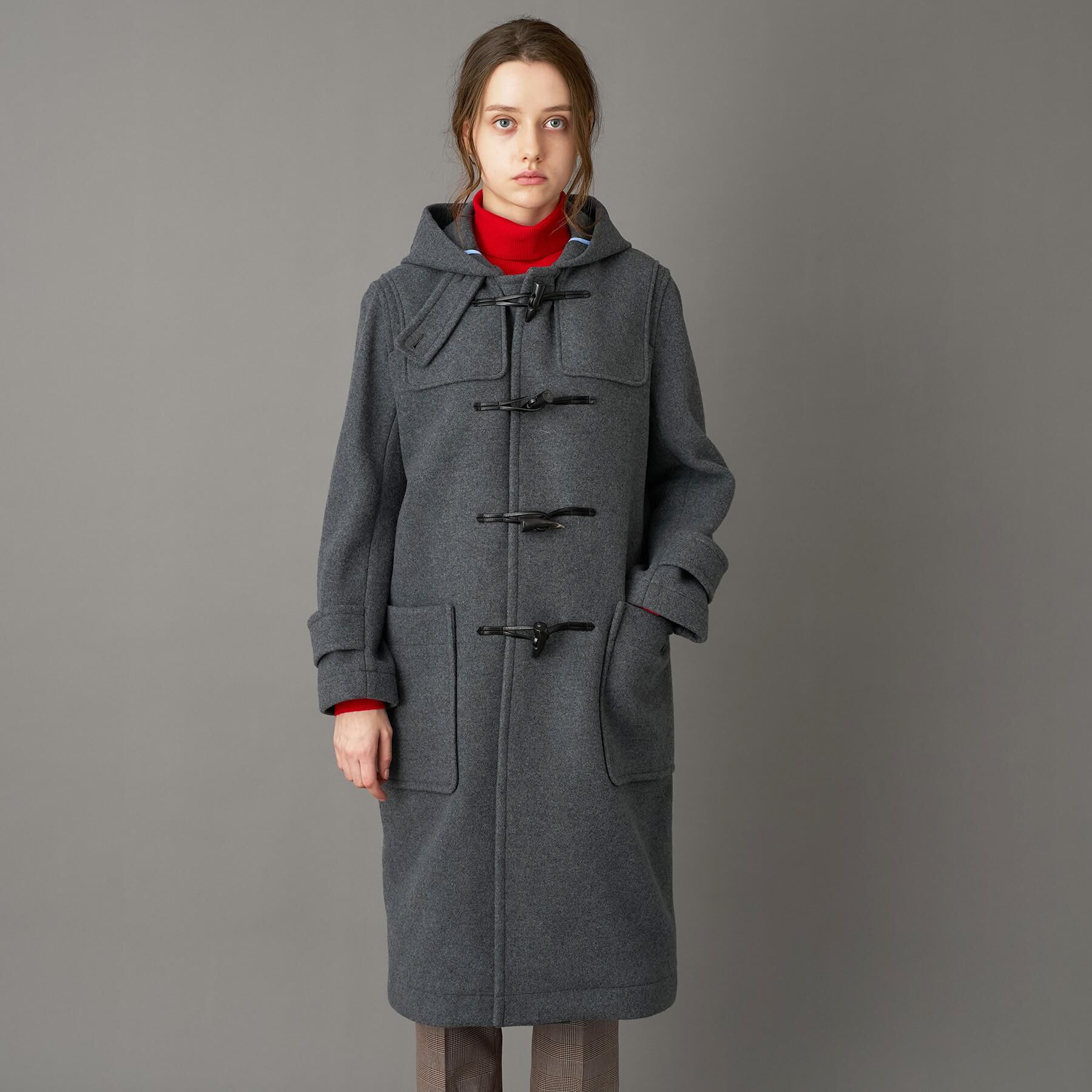 DRESSTERIOR「Superfineリサイクルメルトンダッフルコート」|ダッフルコート|