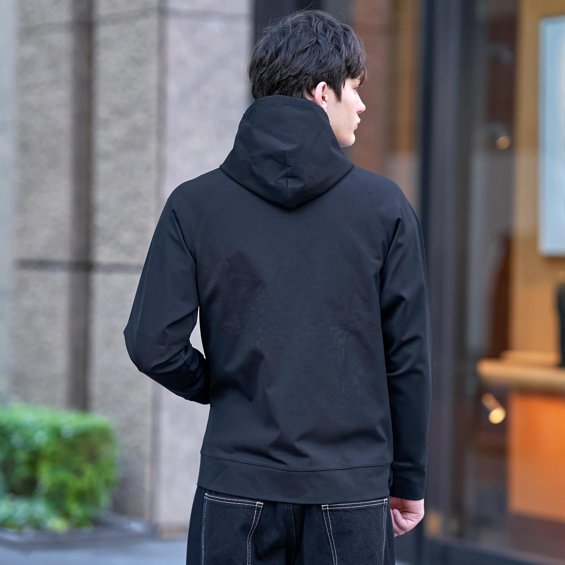 DRESSTERIOR「【セットアップ可】ドライタッチ ハイカウントジップアップパーカ」|パーカー|