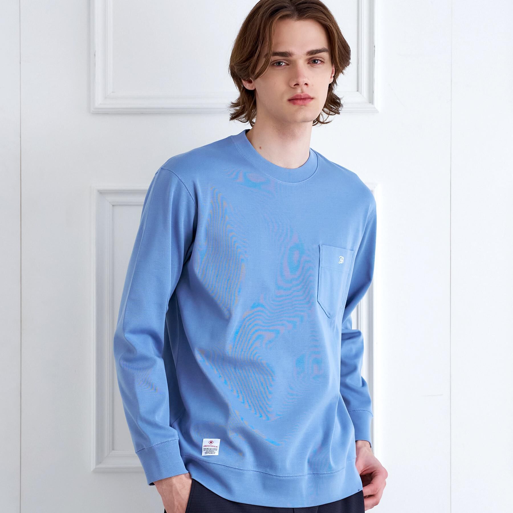 DRESSTERIOR「【抗菌防臭／UVカット／しわ防止】クールデオドラント フライスロングTシャツ」|Tシャツ・カットソー|