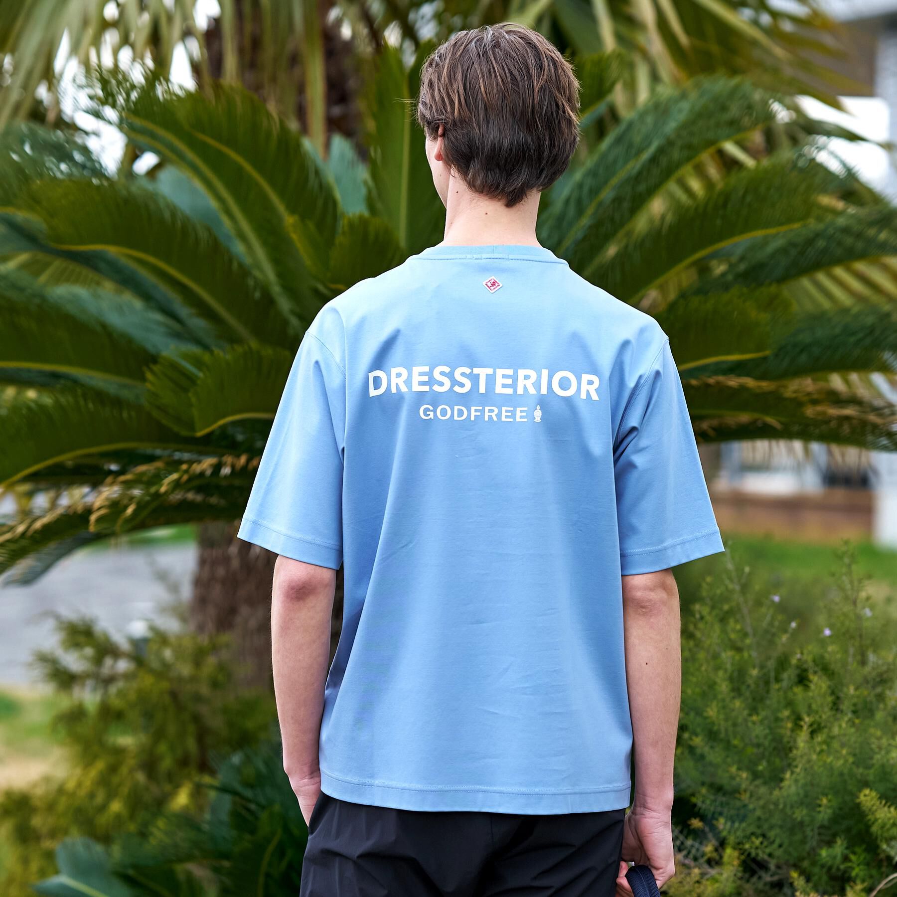 DRESSTERIOR「【接触冷感／抗菌防臭／消臭】ICE CLEAR COTTON オーバーフィットTシャツ」|Tシャツ・カットソー|