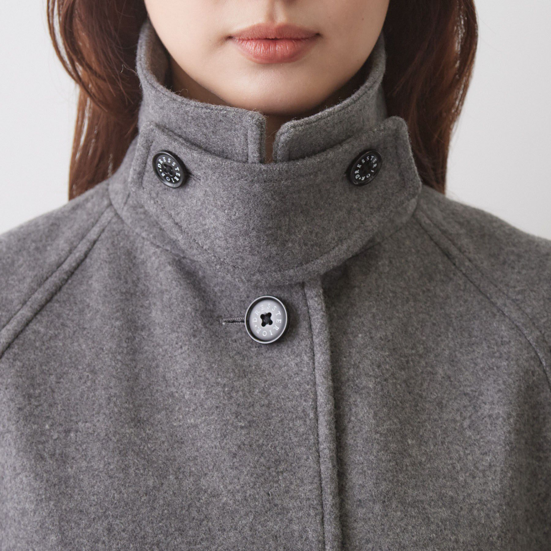 DRESSTERIOR「【名品/Aライン】スーパー110sウールステンカラーコート」|ステンカラーコート|