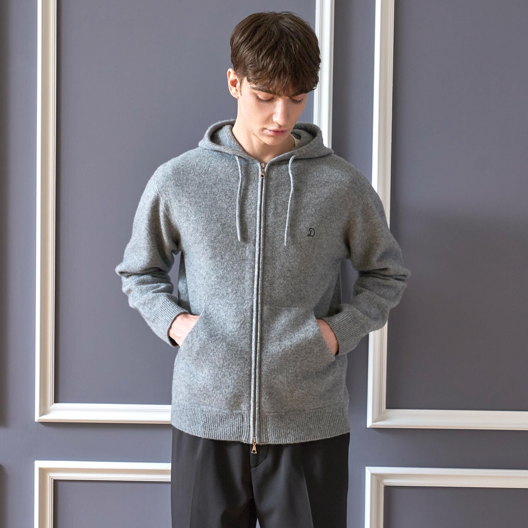 DRESSTERIOR「◆ホールガーメント（R） ウールカシミヤ ジップパーカー」|パーカー|